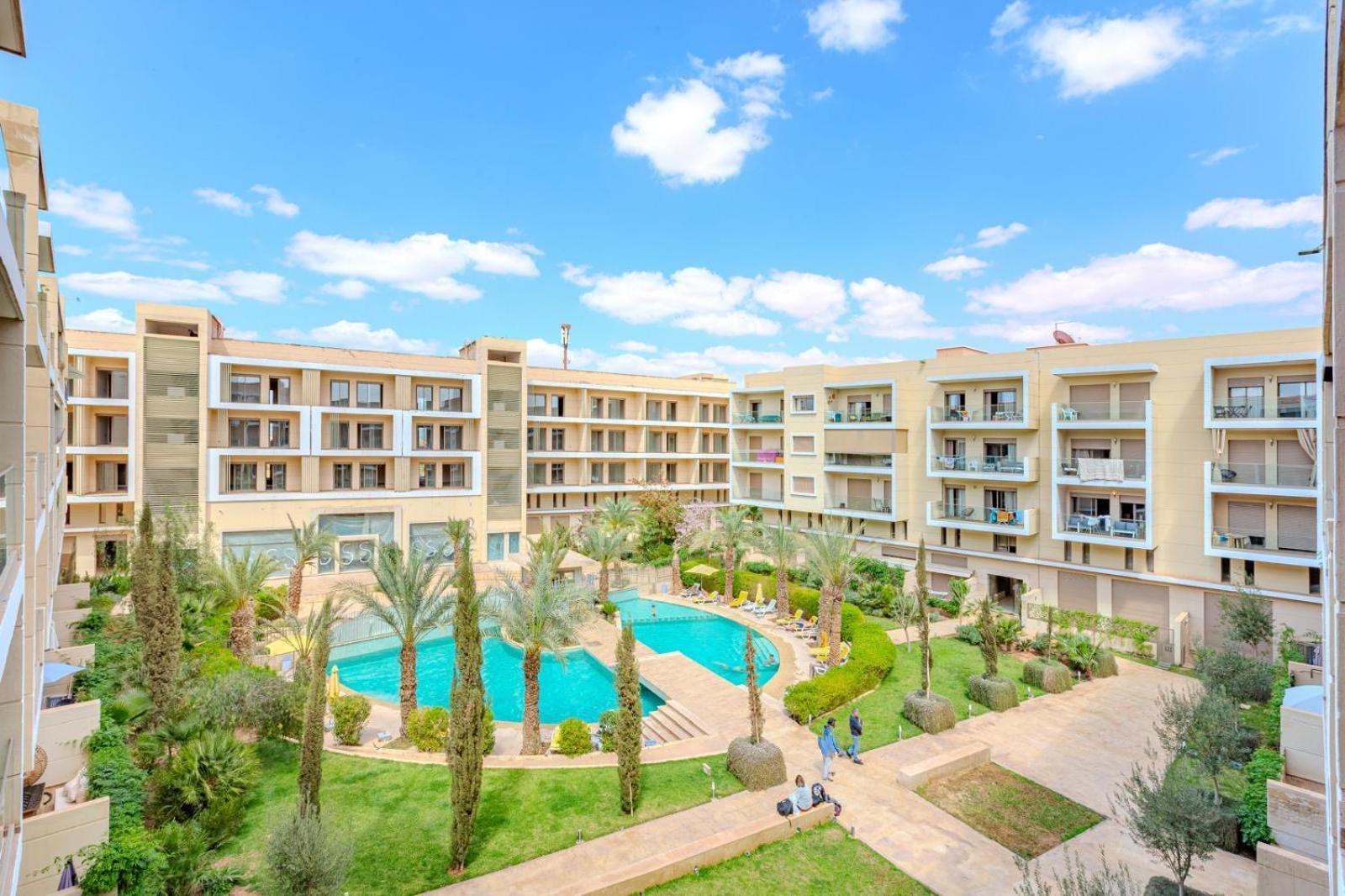 Апартаменты Royal Deluxe Platinum - Marrakech, Luxe Pool View Марракеш Экстерьер фото